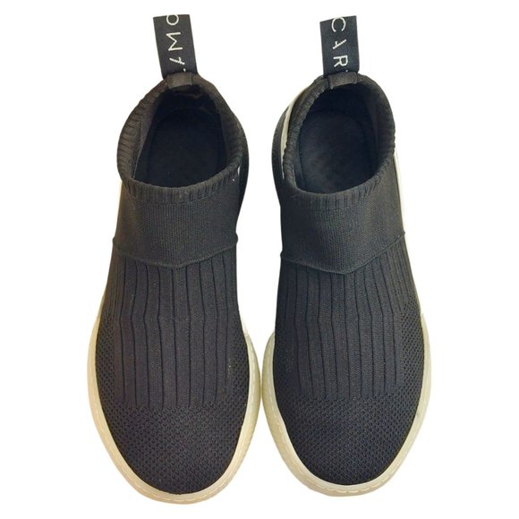 STELLA MCCARTNEY Loop Sock Sneakers Black & White Size 37 / US 7 - Picture 4 of 9